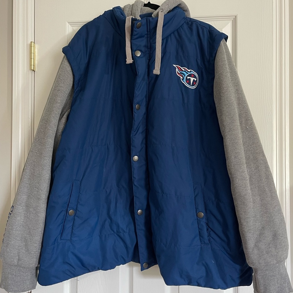 NFL MENS Tennessee Titans Pro Line 4XL Winter Gameday Coat